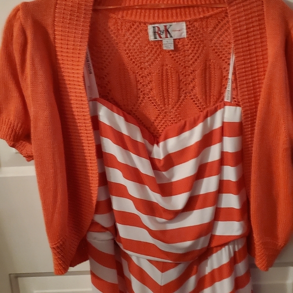 Strapless Dress w/separate shoulder sweater - Picture 5 of 5